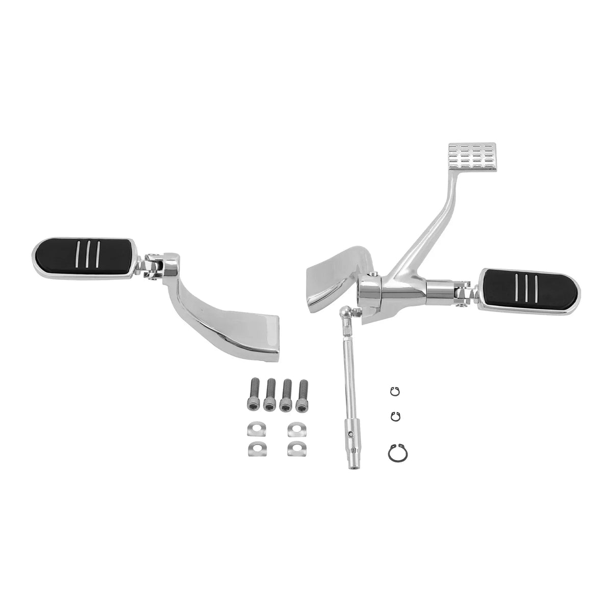 Chrome Mid Control Kit Foot Peg Lever for Harley Sportster 883 1200 (2014–2022)