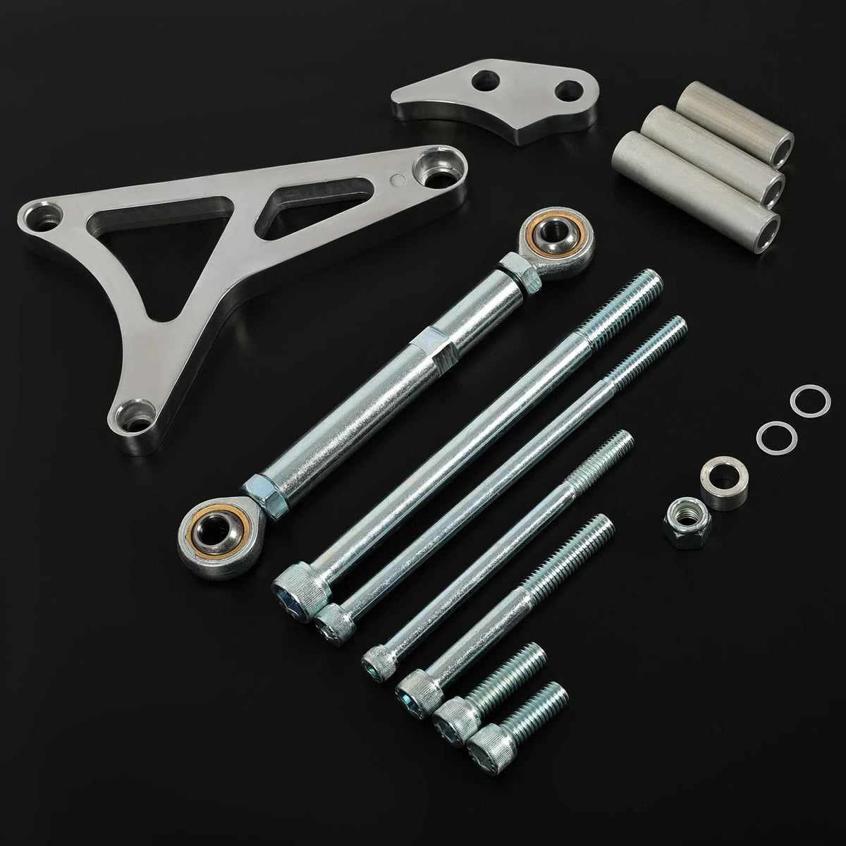 Alternator Bracket & Tension Rod for Ford 289 302 (1968–1993) Billet Aluminum Polished
