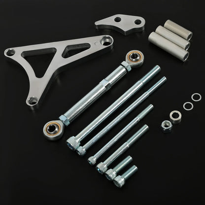 Alternator Bracket & Tension Rod for Ford 289 302 (1968–1993) Billet Aluminum Polished