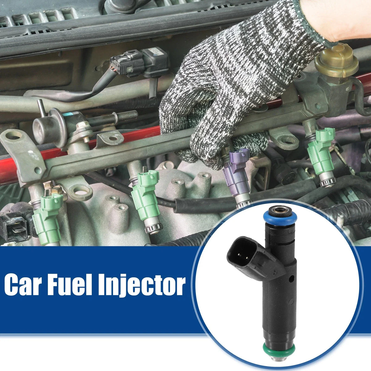 6X Fuel Injector Nozzle for Ford Mustang V6 3.8L 3.9L (2002–2004)