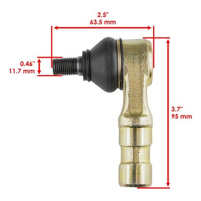 2X Upper Ball Joint for Suzuki Quadrunner 300 LT300E (1987–1989) HI3131BJ119JU