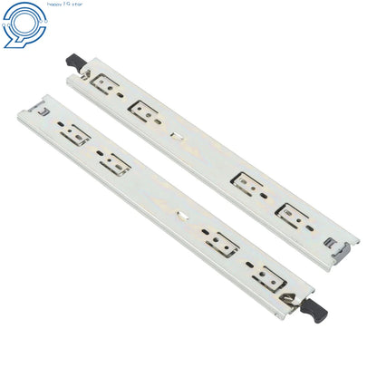 Set of 2 Heavy Duty 18" Full Extension Drawer Slides 150lb Capacity