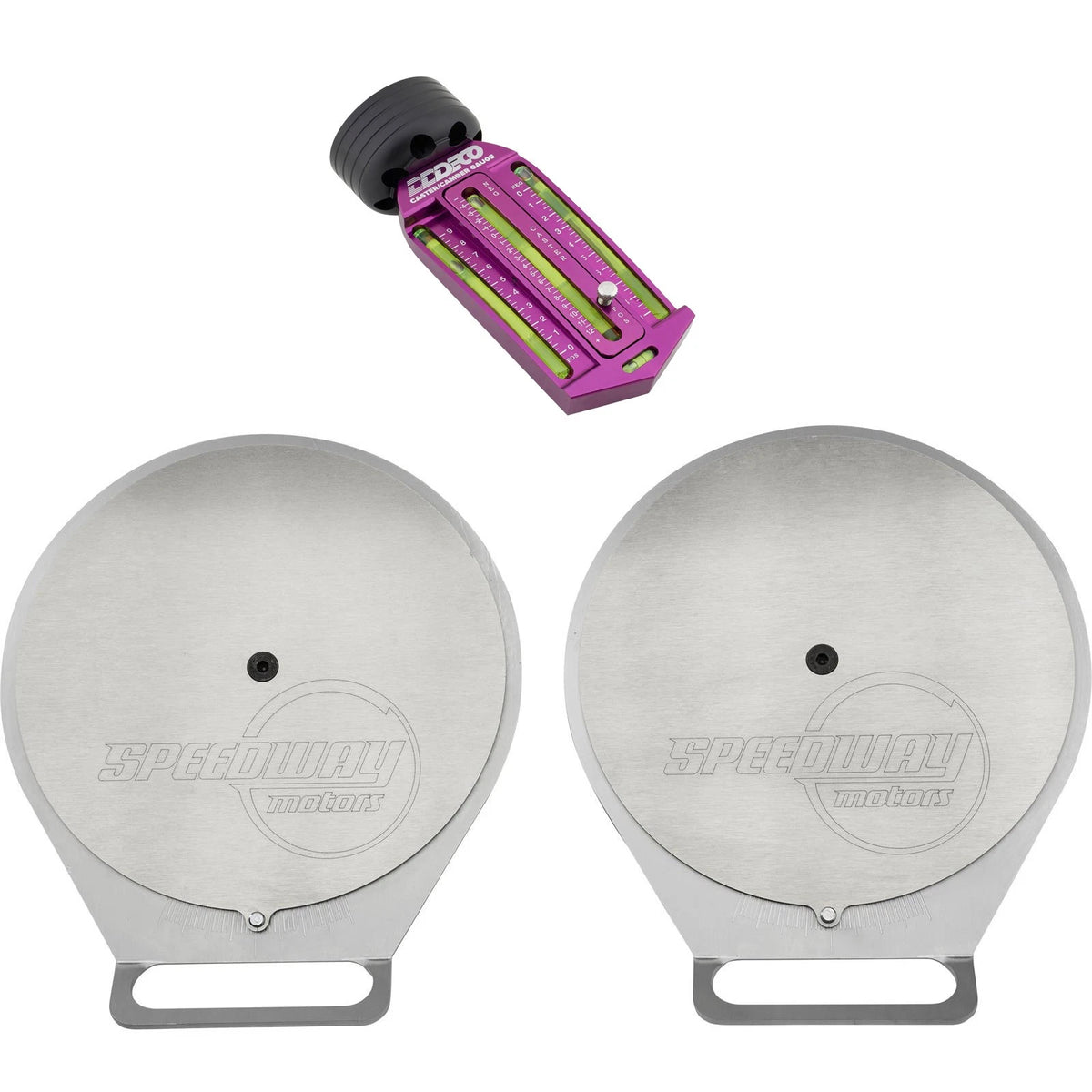 Aluminum Turn Plates & Magnetic Cast/Camber Gauge for 9102585