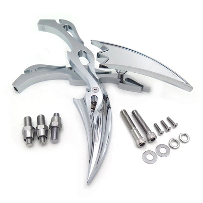 Alloy Arrow Custom Chrome Mirror for Harley Softail FatBoy Sportster