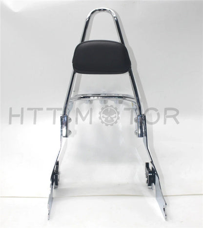 Detachable Sissy Bar Backrest & Luggage Rack for Harley Sportster (2004–2016) Chrome