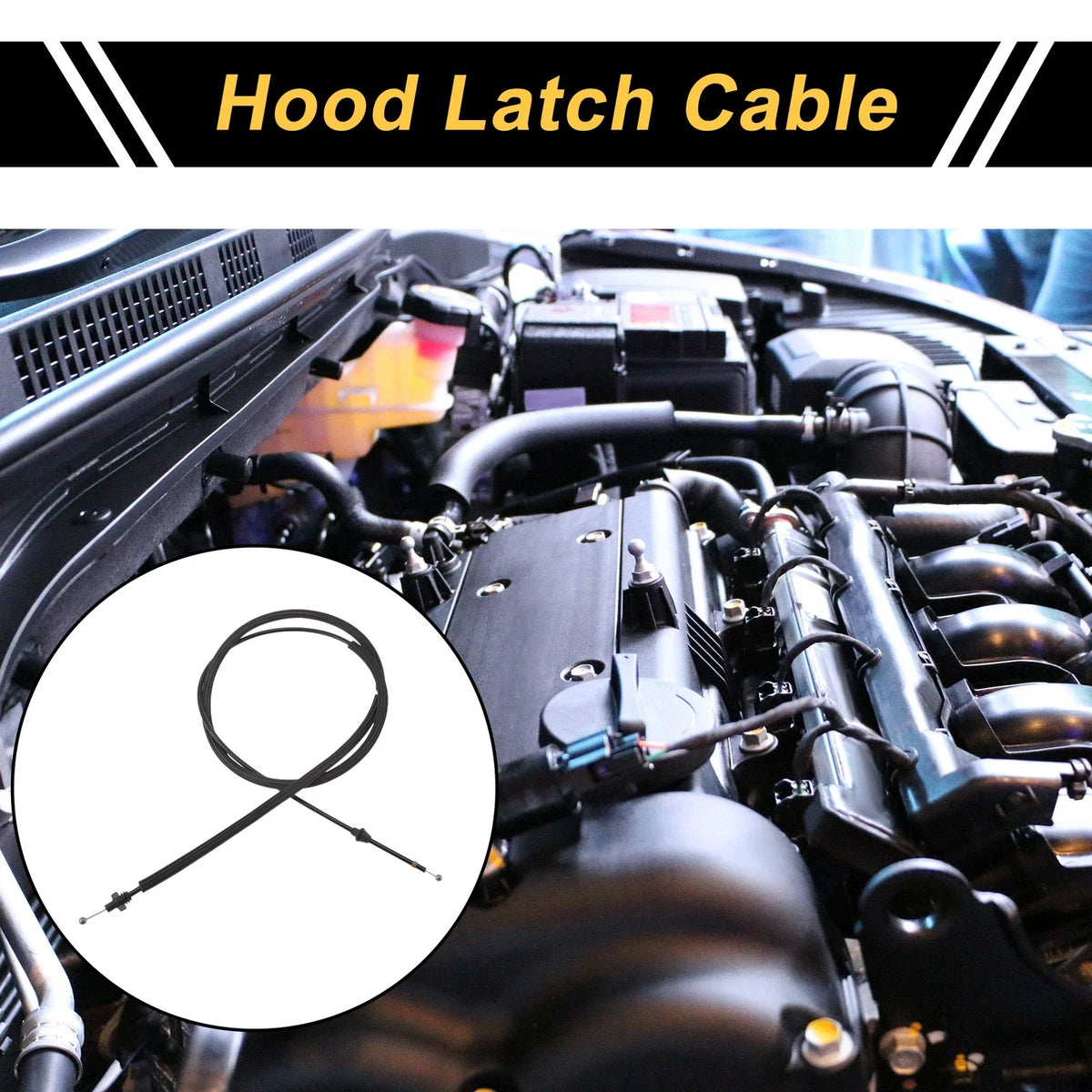 Hood Release Cable No.7P6823535 for Volkswagen Touareg (2010–2018)