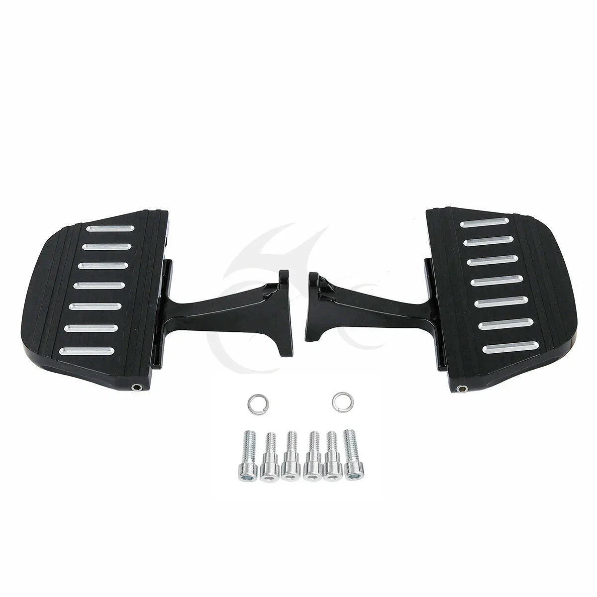 Rear Passenger Floorboards & Highway Foot Pegs for Harley Street Glide (93-25)
