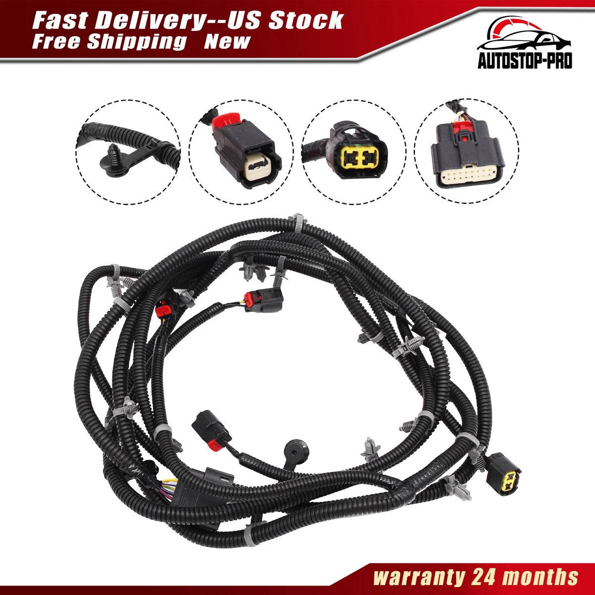 Front Parking Aid Sensor Wiring Harness for Chevrolet Tahoe Suburban (2015–2020) 84307173