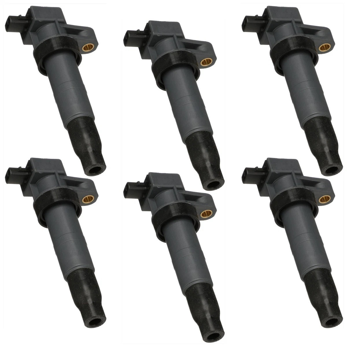 Set of 6 Ignition Coils for Hyundai Santa Fe XL, Kia Sedona, Sorento (2010–2019)