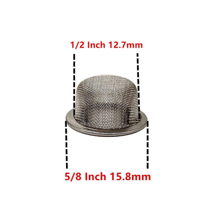 20pcs 0.5 Inch Pipe Screens for Various Applications
