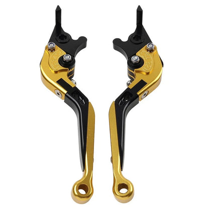 Folding Extendable Brake Clutch Levers for Suzuki GSXR600 GSXR750 (2004–2005) Gold