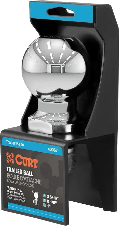 Curt Trailer Hitch Ball 40067 for