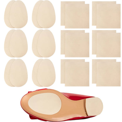 Set of 24 Non-Slip Mats for Universal Use (9x6cm & 6x6cm)