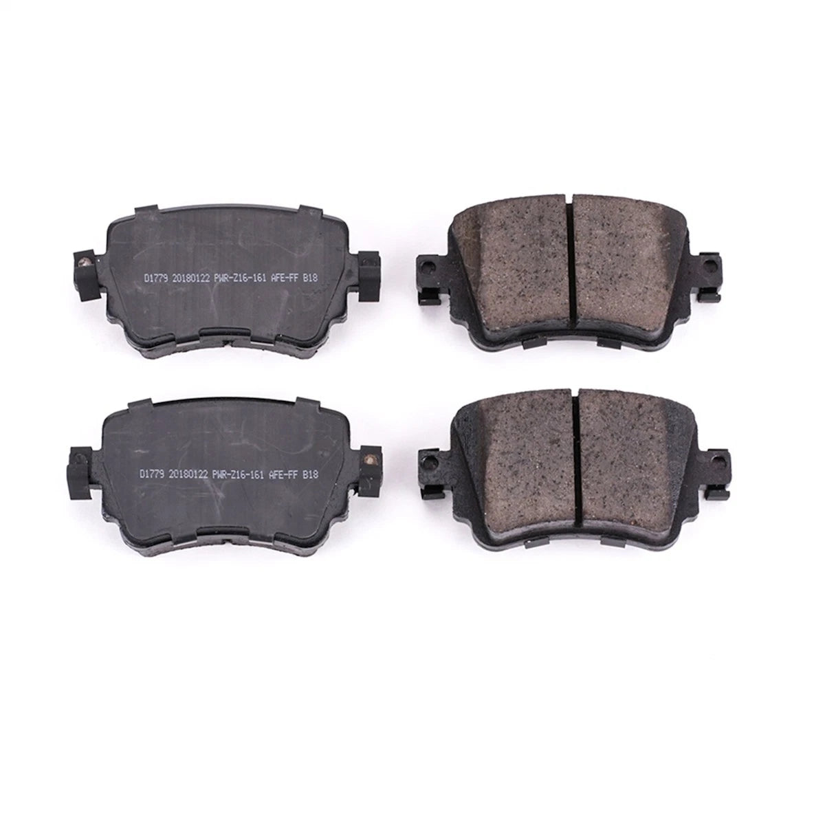 2X Powerstop Brake Pad Set Rear for VW Passat Golf (2015–2022) 16-1779, SSCP1779