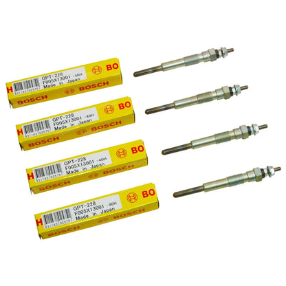 4 x 24v Glow Plugs for Toyota Coaster BB21 BB40 (1986–1999)