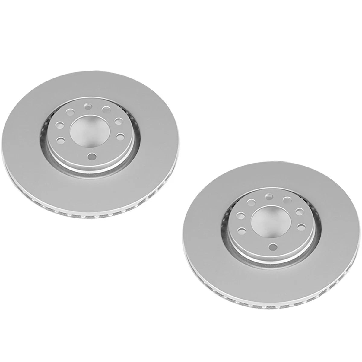 Set of 2 Powerstop Brake Discs for Saab 9-3X 9-3 (2003–2011) SET-P15EBR687EVC-2