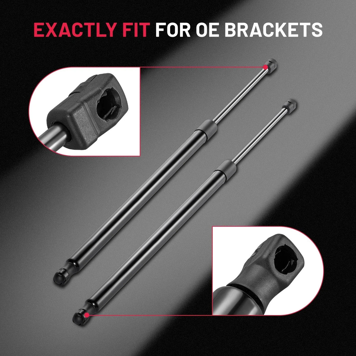 Pair Rear Trunk Lift Supports Struts for Cadillac SRX (2010–2016) 6377
