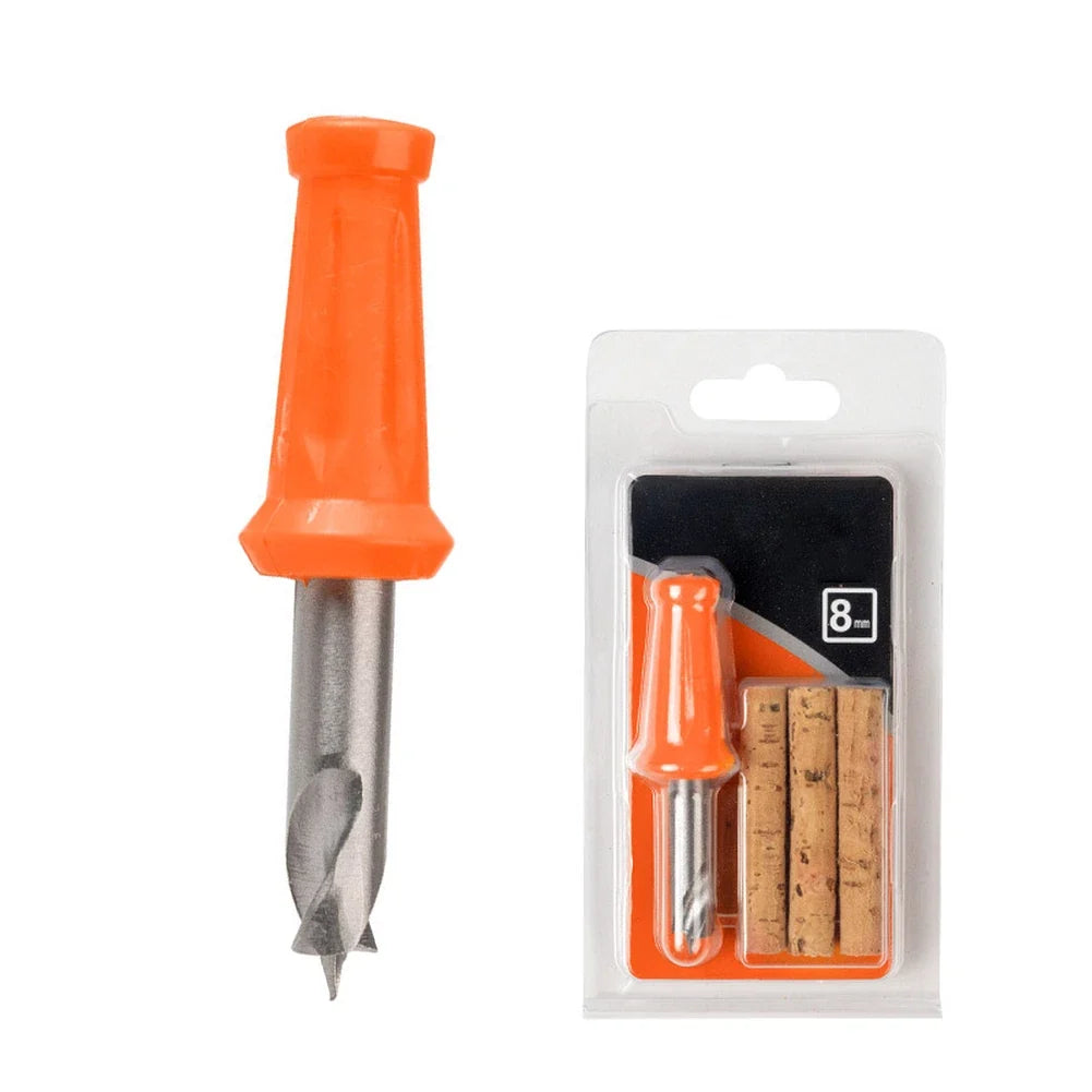 Set of 3 Carp Fishing Drill Bits (4 mm, 6 mm, 8 mm) for Wood
