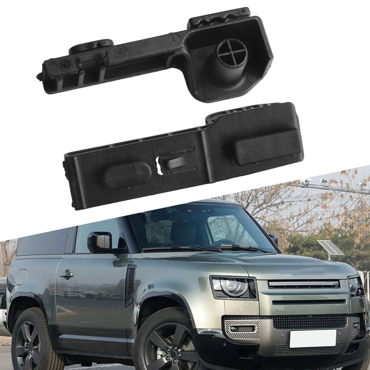 Pair of Roof Air Deflectors for Land Rover Defender L663 (2020–Present) LR137034