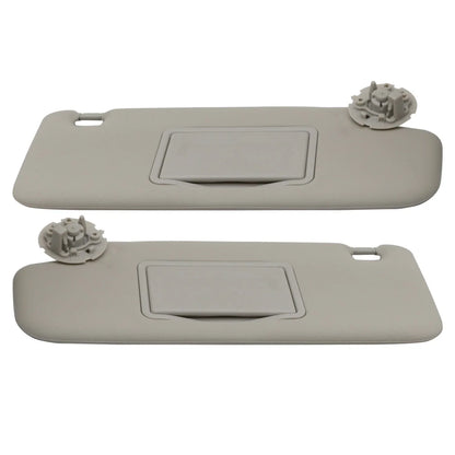 Pair Sun Visor with Mirror for Chevy Cruze (2011–2016) Left+Right Gray Titanium
