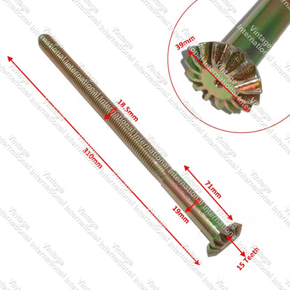 Leveling Box Shaft with Pinion Gear for Ford Tractor (12")