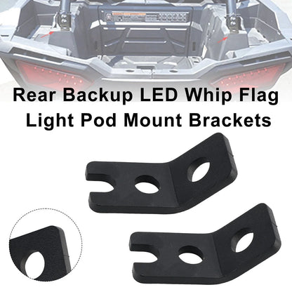 Rear Backup LED Light Pod Mount Brackets for Polaris RZR XP 1000 900 (2014–2020)