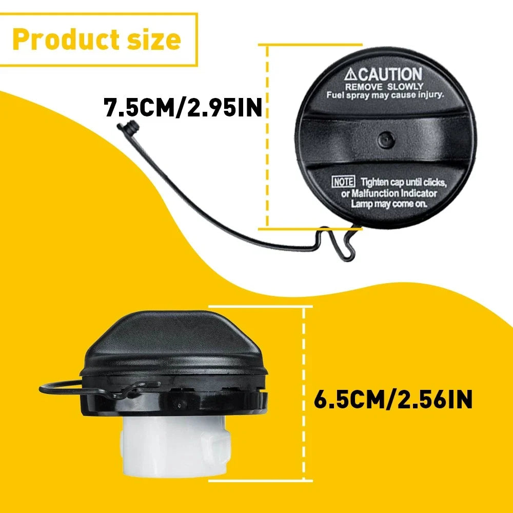 Fuel Tank Door Cover Filler Lid for Toyota Sequoia Sienna Tacoma (2005–2007)