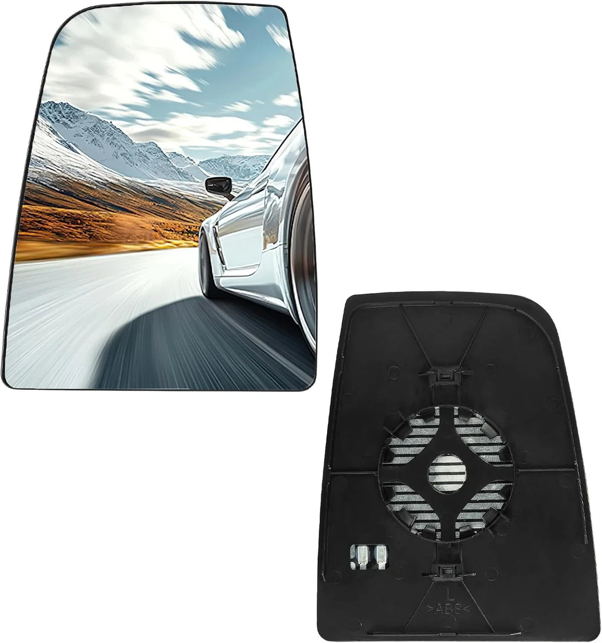 Heated Left Upper Convex Mirror Glass for Ford Transit T150 T250 T350 (2015–2023)