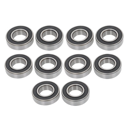 Set of 10 Ball Bearings 1" x 2" x 9/16" Rubber Sealed
