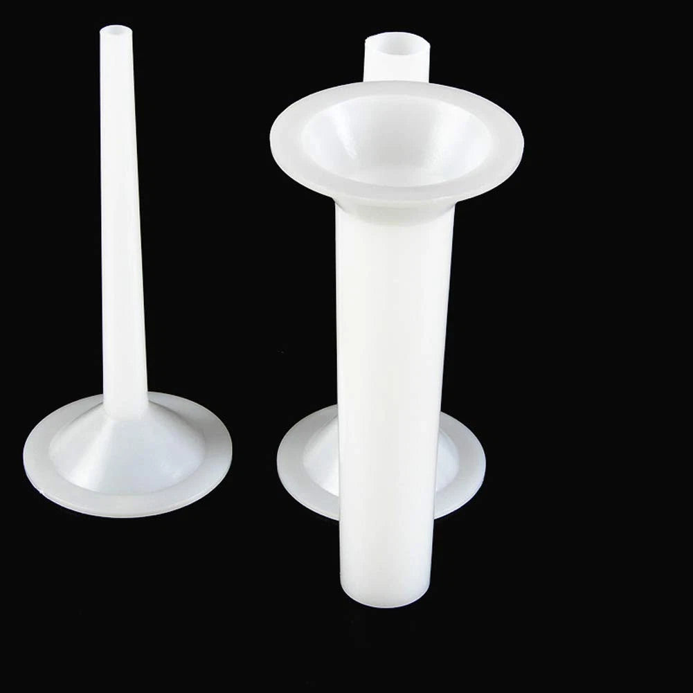 Set of 3 Plastic Sausage Stuffing Tubes for Manual Stuffer