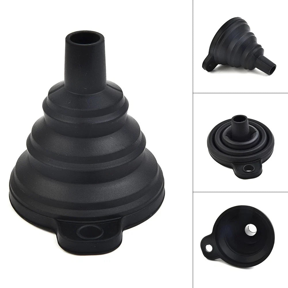 Collapsible Silicone Funnel for Oil-Fuel Diesel Washer Fluid Change (2010–2023)