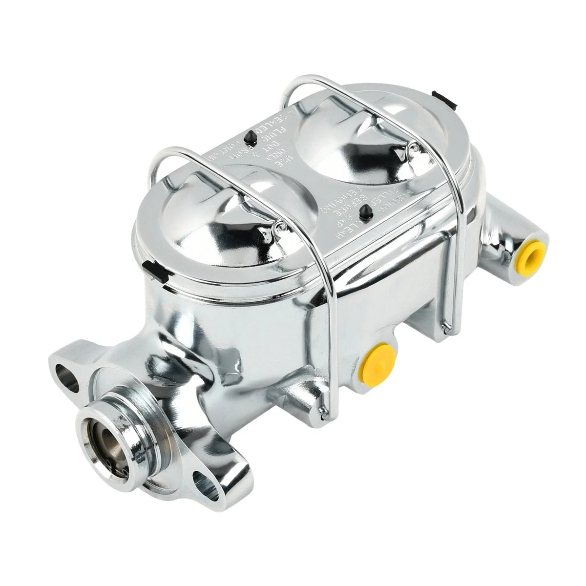 Chrome Aluminum Bail Top Master Cylinder for GM Street Rod (Universal)