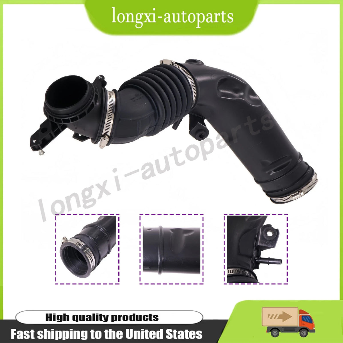 Air Inlet Hose for Ford Escape (2013–2016) CV6Z9B659F, CV6Z-9B659-D