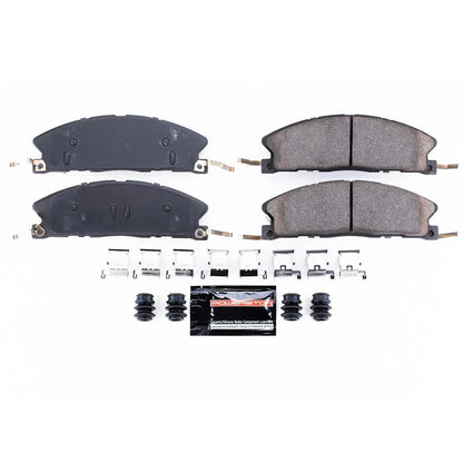 2X Powerstop Z23-1611 Brake Pad Set Front for Ford Explorer Taurus (2013–2019)