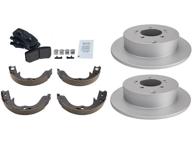 Brake Pad Rotor and Parking Brake Kit for Mitsubishi Lancer (2009–2014) 74136JXXQ