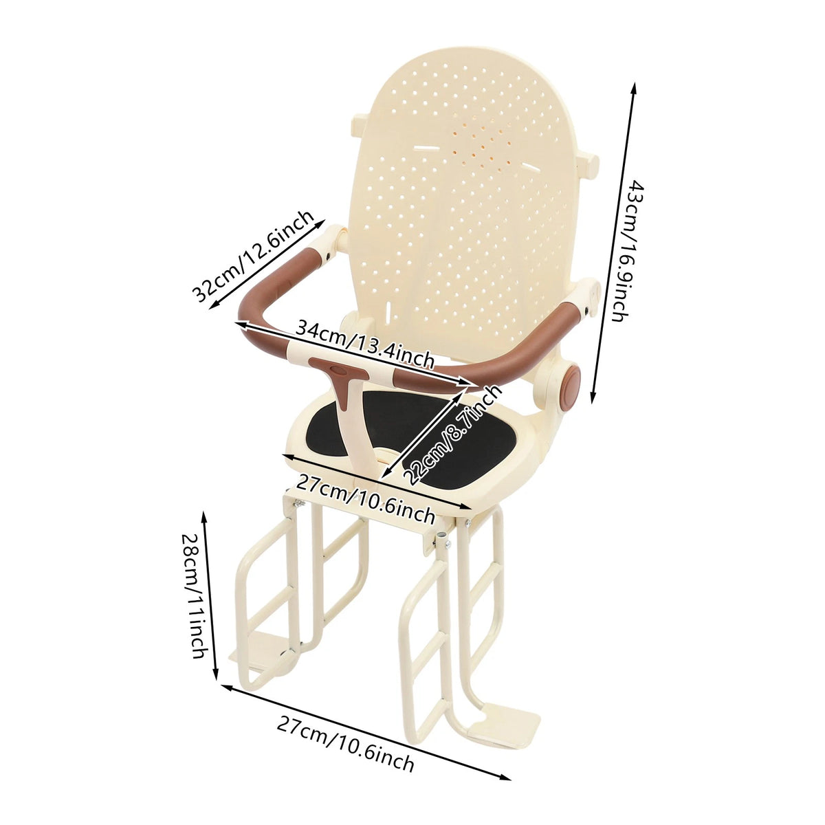 Bike Rear Mount Child Seat for Bicycle (2010–2023)