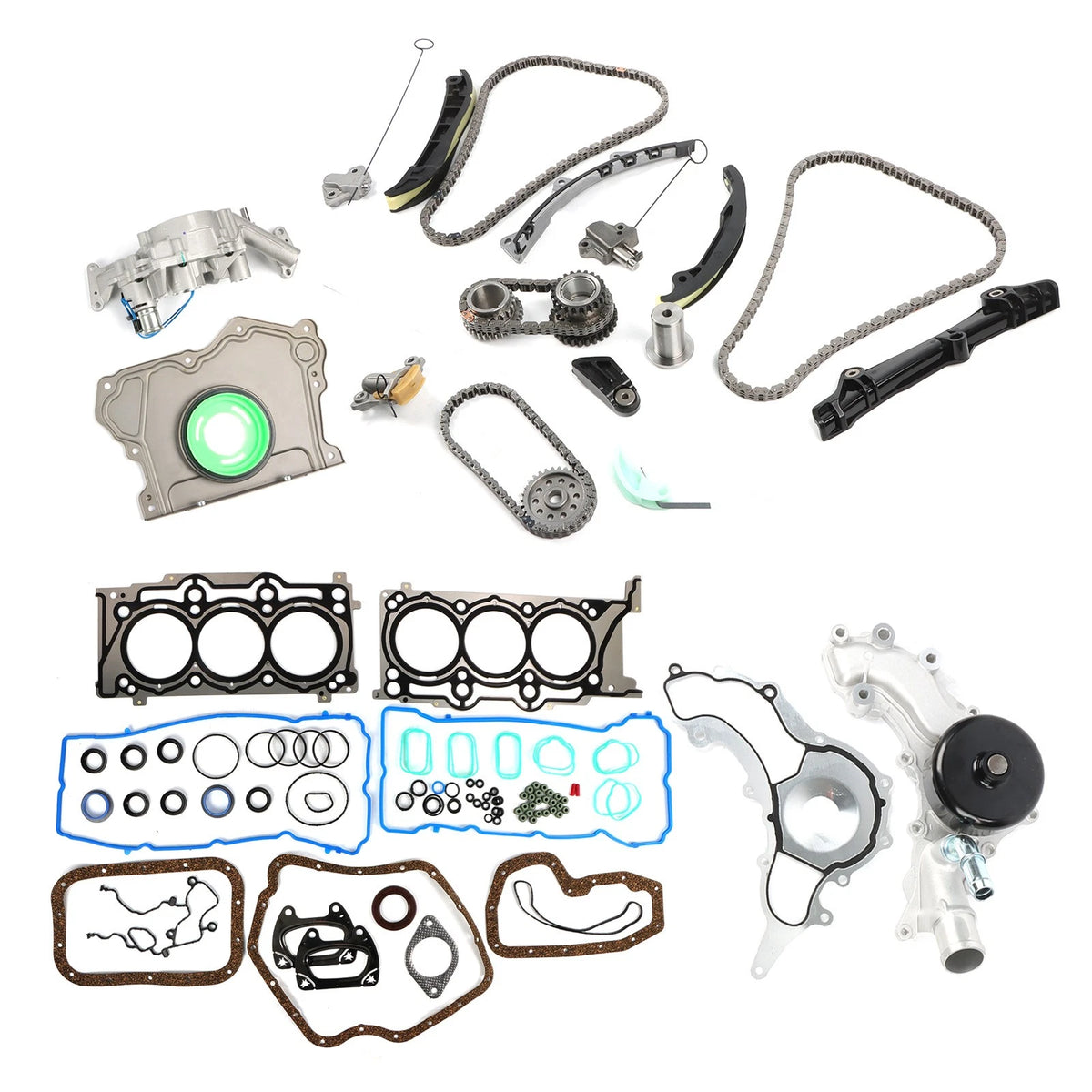 Timing Chain Kit & Pumps for Chrysler Dodge Jeep Ram 3.6L V6 (2011–2015) - 5184357AE, 5184356AE, 5184359AB, 6509253AA