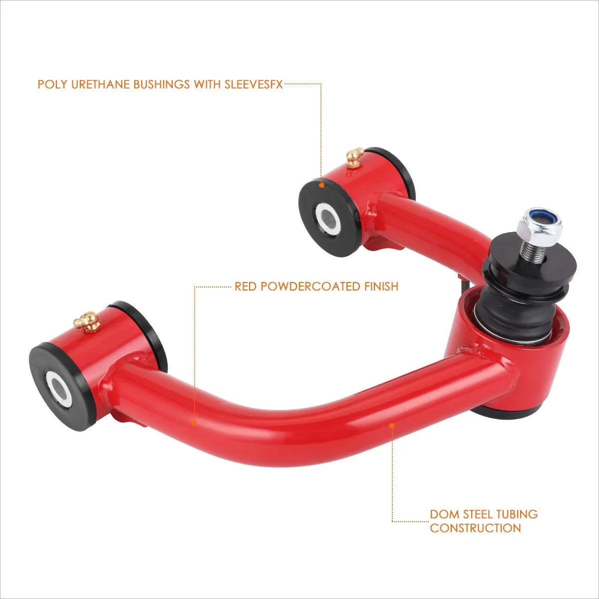 J2 DOM Steel Tubing Front Upper Control Arms for Toyota Tundra Sequoia (2000–2007)