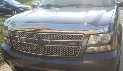 Chrome Hood Protector Bug Shield for Chevy Tahoe & Avalanche (2007–2013) 2892011