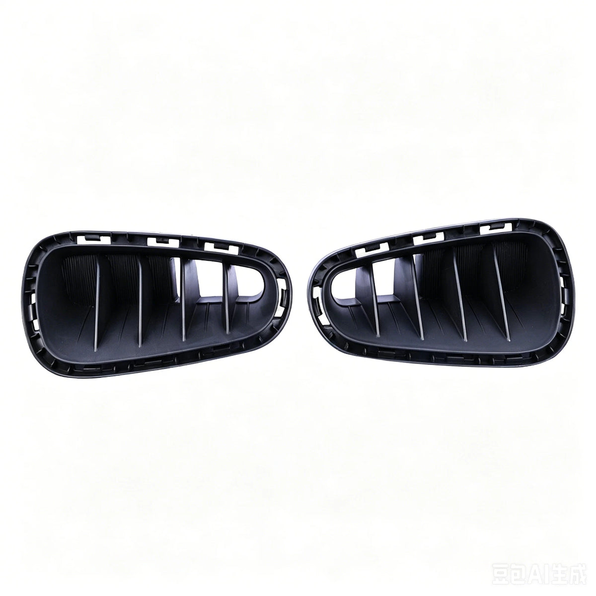 2Pcs Front Bumper Fog Lamp Cap Cover for Kia Rio (2018–2020) 86523-H9000, 86524-H9000