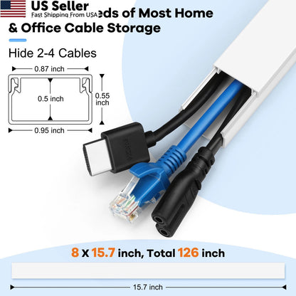 126in Cord Hider Kit for W0.95in X H0.55in X L126in