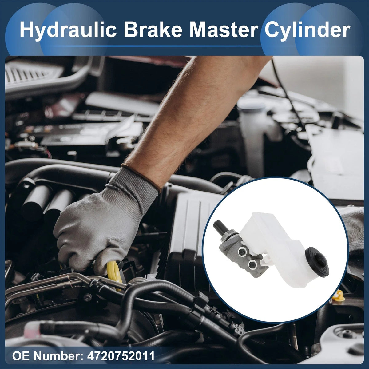 Brake Master Cylinder with Reservoir No. 4720752011 for Toyota Echo (2000–2004)
