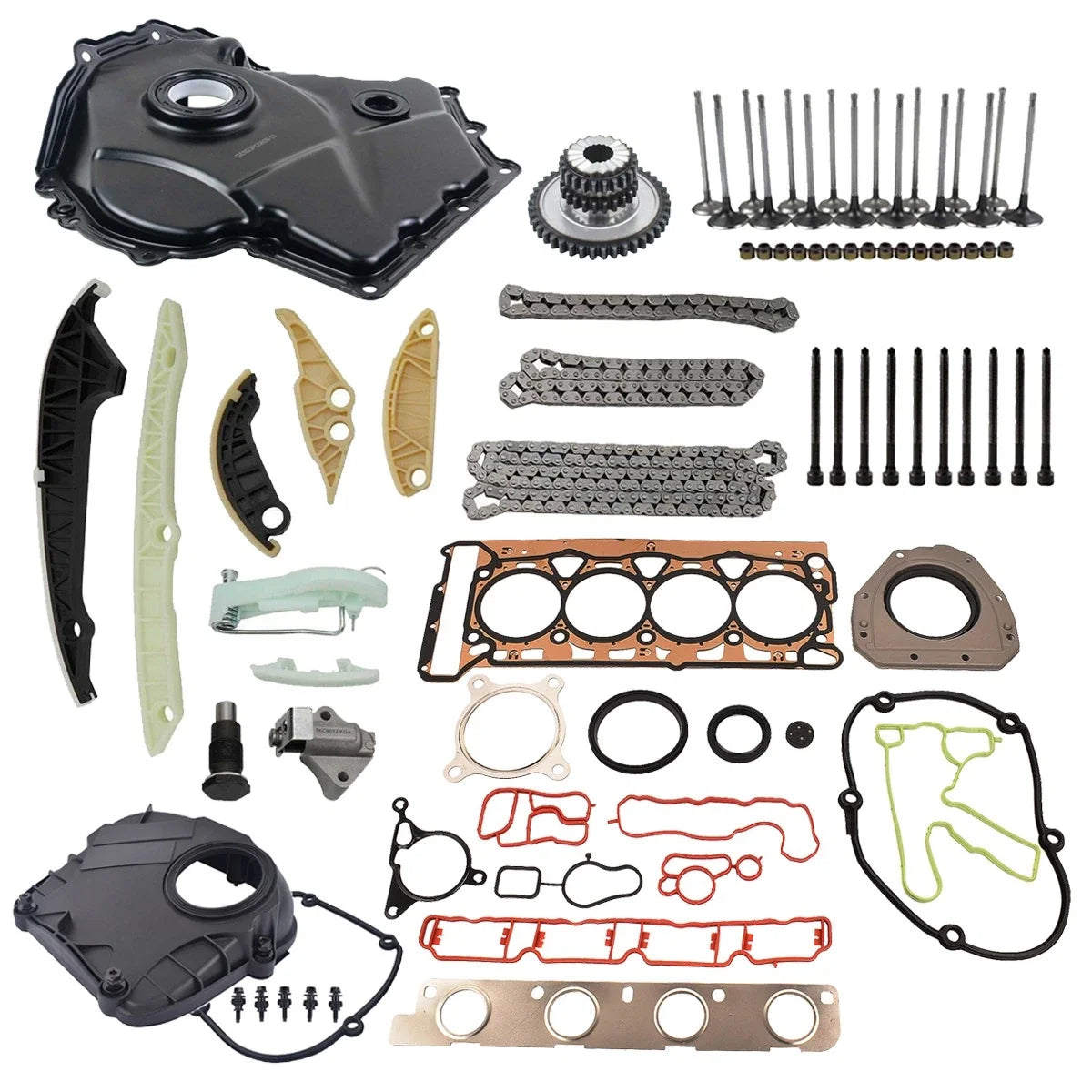 Engine Rebuild Timing Cover Kit for Audi A4 A6 Q5 TT VW Golf Passat (2008–2016)