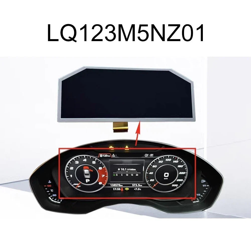 12.3 Inch Car Dashboard Display LQ123M5NZ01 for Audi Q3 Q5 Q7 Q8 A6 A8