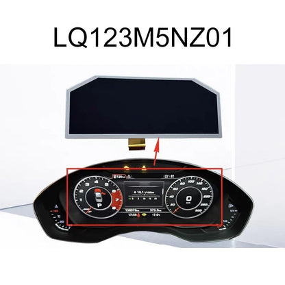 12.3 Inch Car Dashboard Display LQ123M5NZ01 for Audi Q3 Q5 Q7 Q8 A6 A8