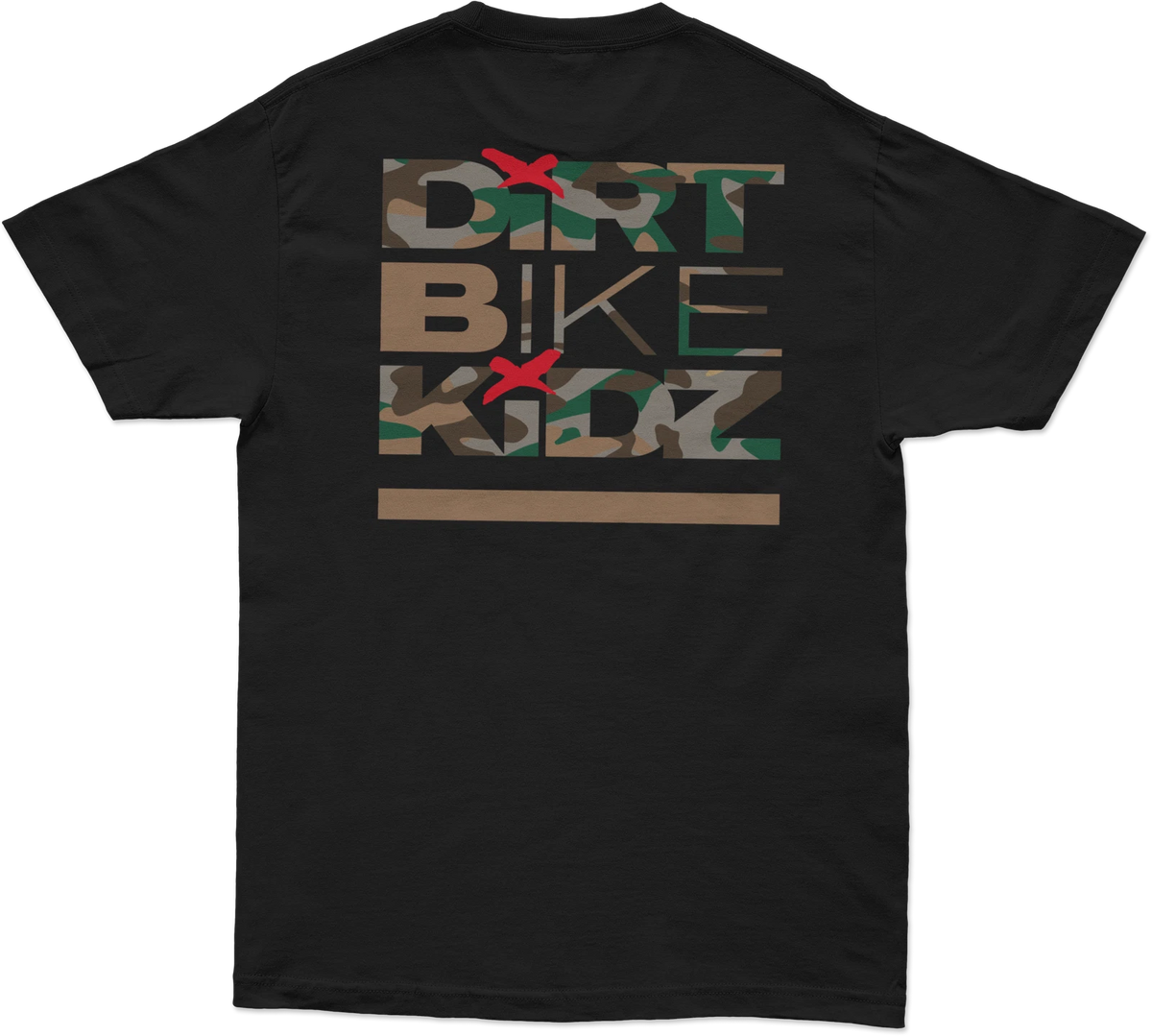 Camo Shovels Tee for DBK (AT-CAMOSHOVEL-S) - Small - Black