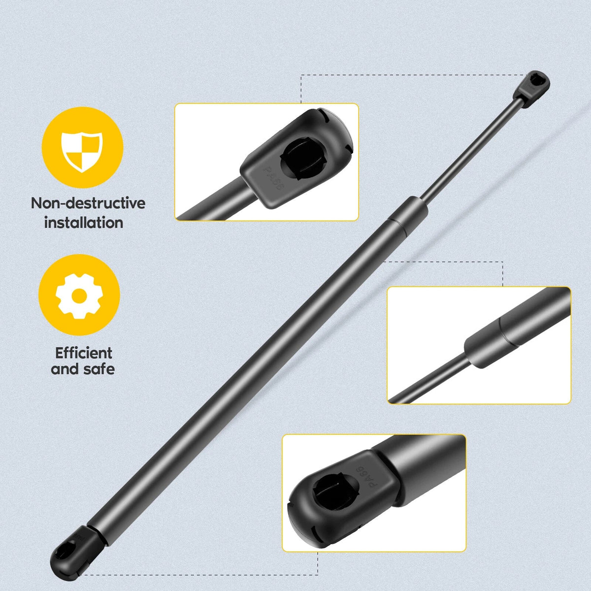 2X Front Hood Lift Supports for Honda Accord (1998–2002)