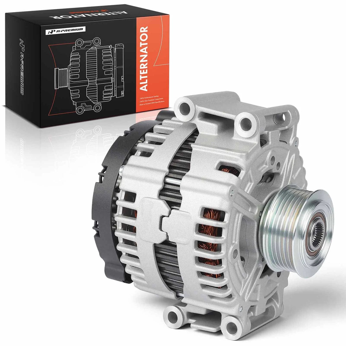 Alternator for Audi A6 A6 Quattro (2009) 06E903016T, 06E903016TX, 0121715050