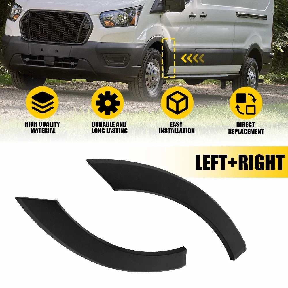Wheel Arch Moldings Set of 2 for Ford Transit 150 (2015–2019)