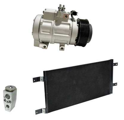 A C Compressor Kit With Condenser for Ford F-250 Super Duty 6.7L (2011–2014)